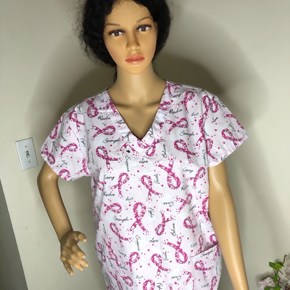 Pink Scrub Top